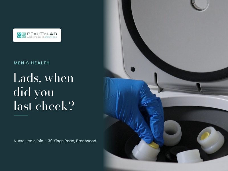 Lads, When Did You Last Check? Paul on Private Blood Tests in Brentwood